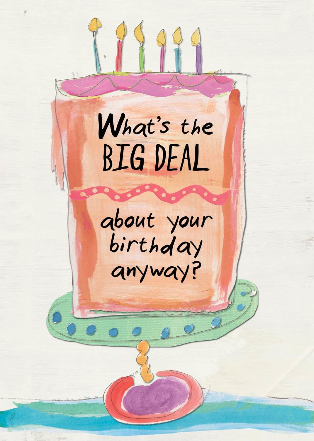 Happy Birthday Hope It's a Big One” Birthday Card - Official The