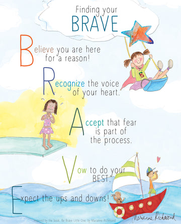 POSTER - Finding Your Brave (Digital Download) – Marianne Richmond