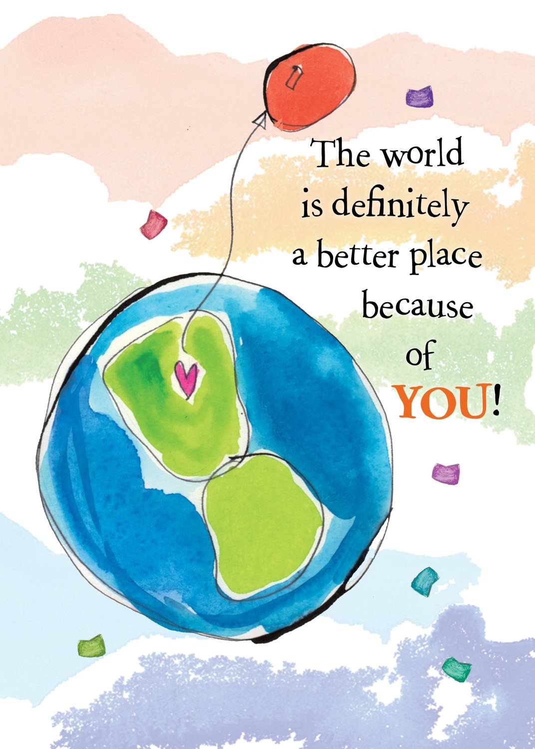 BIRTHDAY CARD - The World is a Better Place – Marianne Richmond